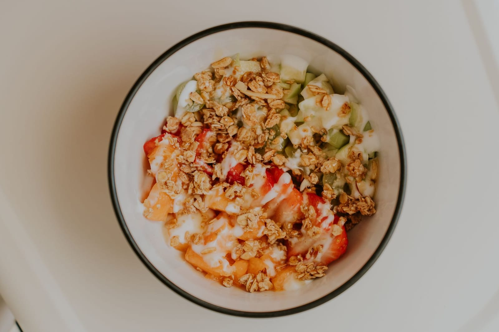 A healthy vegan bowl at a Gold Coast cafe