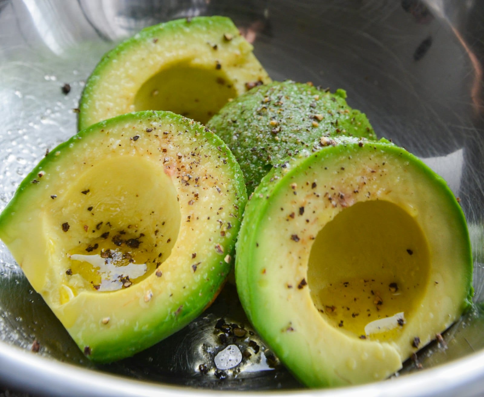 Fresh guacamole in a bowl