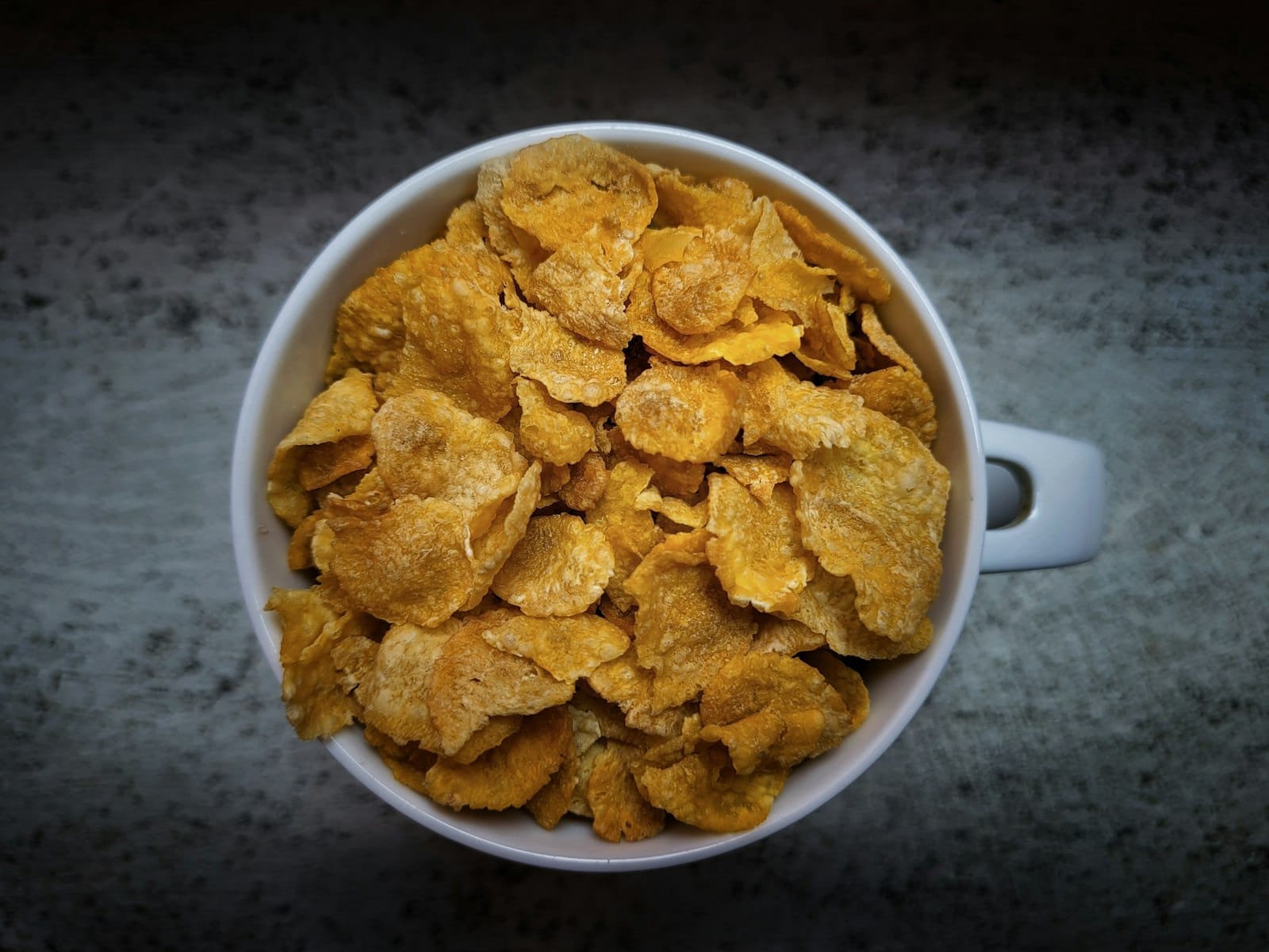 A bowl of nutritional yeast flakes