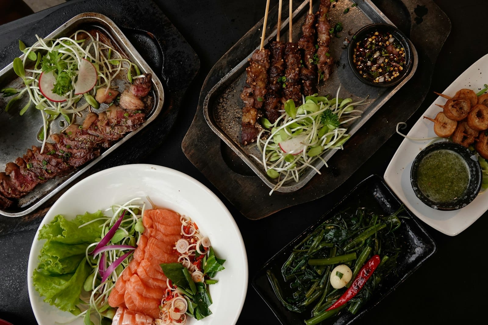 Fresh Thai herbs and spices