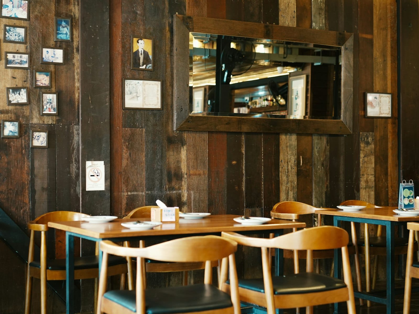 A Thai restaurant dining table