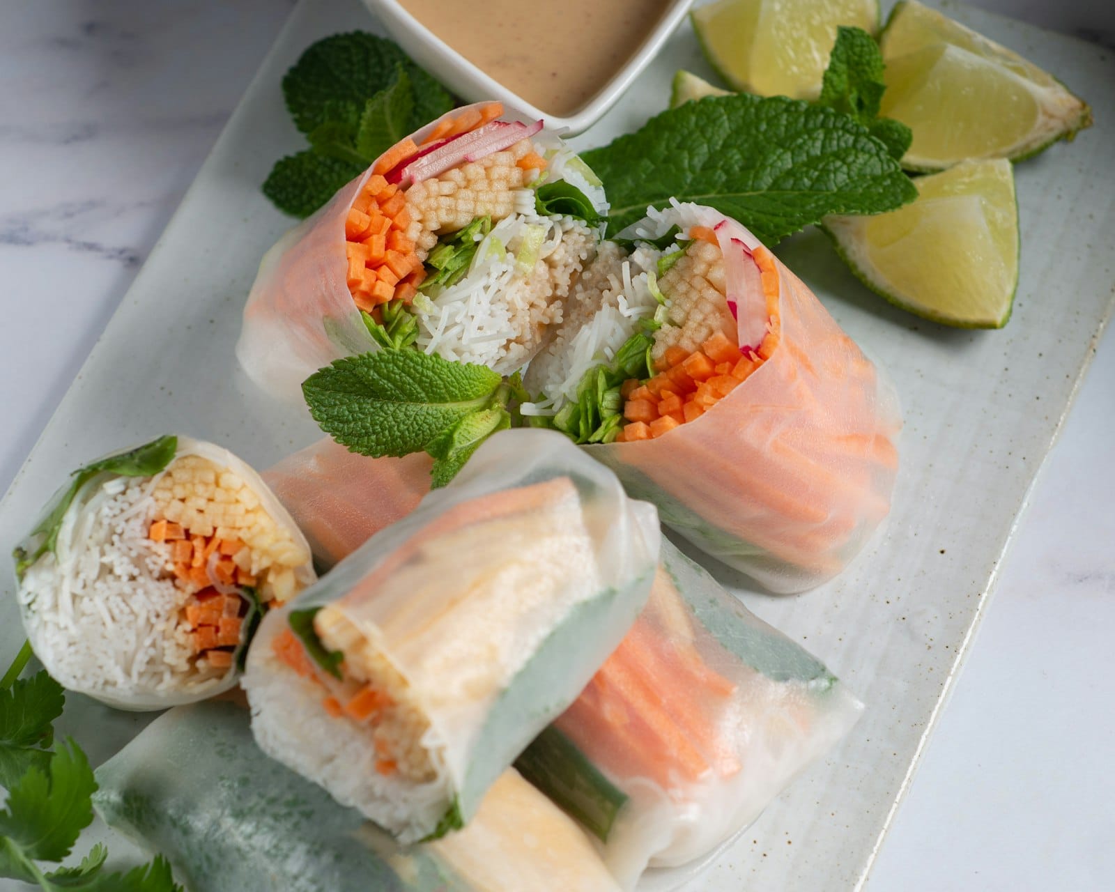Fresh Thai spring rolls